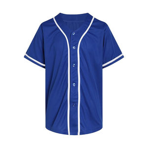 Maillots de baseball athlétiques en tissu polyester haute performance, coupe dynamique athlétique, ventilation stratégique en maille - Product Image 1
