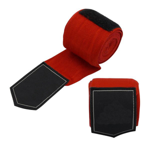 Bandages de boxe en coton sans élastique de 4,5 m (180 pouces) avec logo personnalisé OEM, couleur et matériau personnalisés, pour sports de compétition - Product Image 2