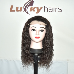 Servicio de Costura de Pelucas de Cabello Humano Remy Rizado Bohemio al por Mayor, Máximo Volumen, Ondas Profundas para Máquina de Pelucas, Doble Trama - Product Image 5
