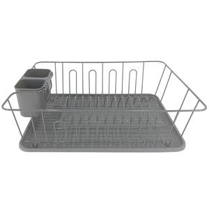 Blue powder coated Compact metal dish rack ideal for <b>small</b> <b>kitchen</b> countertops - Product Image 5