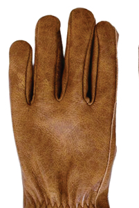 Guantes de Trabajo Resistentes de Cuero Vacuno Marrón, Antideslizantes, Sin Polvo, con Muñequera Elástica de 10 Pulgadas, Resistentes a la Abrasión, para Motocicleta - Product Image 2