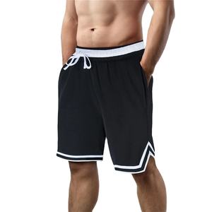 Conjunto de Pantalones Cortos Deportivos Transpirables de Cintura Alta y Mallas 3/4 para Hombre, de Alta Calidad, Lisos y Teñidos, para Baloncesto, Fútbol, Ejercicio, Running y Fitness - Product Image 3