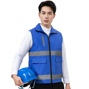 เสื้อกั๊กนิรภัยคุณภาพสูงสำหรับผู้ชาย ปี 2026 เสื้อสะท้อนแสงมองเห็นได้ชัดเจน ชุดทำงานแบบใหม่ เสื้อกั๊กนิรภัยสุดยอดสำหรับคนงานก่อสร้าง - Product Image 1