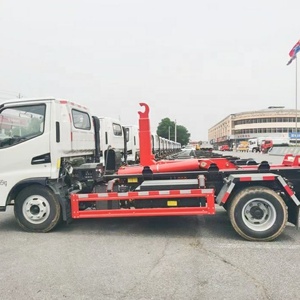 Năng lượng mới điện diesel xe tải rác nhỏ 4ton 5ton móc nâng rác xe móc nâng từ chối xe tải nhà máy trực tiếp - Product Image 5