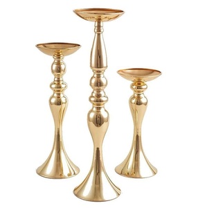 Candelabro Antiguo de Moda para Decoración Interior y Exterior del Hogar, Pilar de Metal y Aluminio para Bodas y Fiestas - Product Image 4