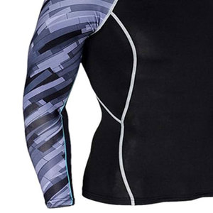 Combinaison de compression pour homme très vendue, respirante, à séchage rapide, en tissu extensible, pour la salle de sport, l'entraînement et les sports - Product Image 5