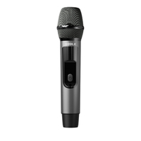 S1271PLUS 280W Machine de karaoké double DSP BT avec carte son, 2 micros sans fil TWS, TF, USB, AUX, streaming en direct, enregistrement, haut-parleur portable