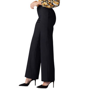 Pantalon plissé taille haute pour femme, coupe large, longueur complète, idéal pour le bureau ou les occasions décontractées - Product Image 4