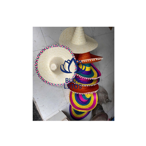 Sombrero Mexicano Ecológico, Seguro y Limpio, Hecho con Materiales Vegetales, Ideal para Decoración de Eventos y Protección Solar, Venta Directa al Por Mayor - Product Image 1