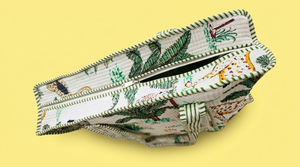 Sac fourre-tout matelassé en coton tendance avec poignée en corde, imprimé animal, fermeture éclair, grande capacité, réutilisable pour le shopping, les voyages et les courses - Product Image 4