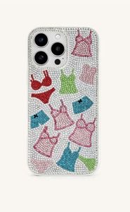 เคสโทรศัพท์ปักลายด้วยมือประดับด้วยลูกปัด ลายดอกไม้หลากสีสัน สีชมพู รูปทรงสี่เหลี่ยมผืนผ้า งานฝีมือสิ่งทอ งานเย็บปักถักร้อย - Product Image 2