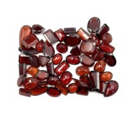 Lote de gemas sueltas de granate Hessonita natural de formas mixtas, talladas, de 6-16 mm, para la fabricación de joyas.