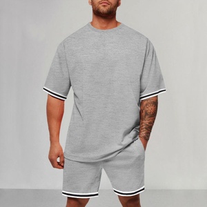 <b>Mens</b> Shorts Set Custom Logo <b>T</b> <b>Shirt</b> and Shorts Casual Summer Streetwear Breathable Terry 100% <b>Polyester</b> 2 Piece Set for <b>Men</b> - Product Image 3