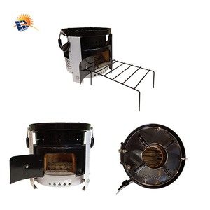 Poêle à bois biomasse avec chambre céramique et grille en fonte pour la cuisson intérieure et extérieure, fourni par un fournisseur indien - Product Image 4