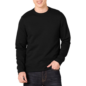 Men's Crew Neck Pullover Sweatshirt Solid Color Casual Knitted Cotton Loose Fit Winter Wear Digital Printing Eco-Friendly - Product Image 5
