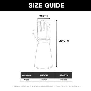 Guantes de Soldadura Resistentes al Calor, Hechos a Medida con Piel de Oveja y Piel de Vacuno, Forro de Tela Kevlar Grueso, Equipo de Seguridad Duradero - Product Image 6