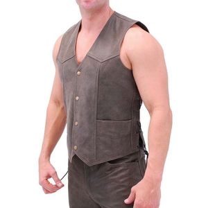 Nouveau Gilet de Moto en Cuir Tendance 2026 de Haute Qualité pour Hommes, Grande Taille, Course, Sécurité, Fabrication Personnalisée, Fabriqué au Pakistan - Product Image 4