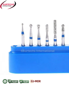 ชุดเตรียมโพรงฟัน Surtechs FG Diamond Burs FG103 จำนวน 8 ชิ้น เครื่องมือบูรณะฟัน - Product Image 5