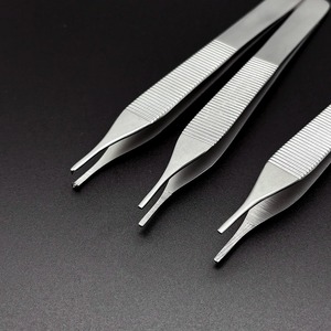 Pince à tissus chirurgicales dentaires en améthrine, forceps en acier inoxydable, hémostatique d'extraction, ensemble de 12 instruments pour la chirurgie générale - Product Image 2