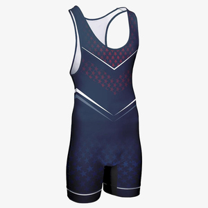Cheap High Quality Custom Printed Wrestling Singlet with Super Soft Comfortable Fabric Never See Thru Wholesale - Product Image 6