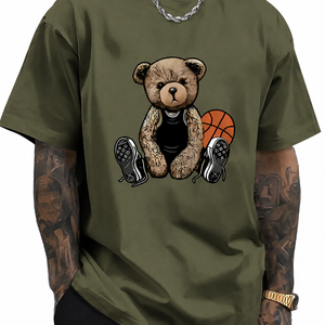 Camiseta Casual de Manga Corta para Hombre, Personalizada, 100% Algodón Peinado, Tejido de 280 GSM, Suave, Ligera, Premium, Oversize, Transpirable, con Diseño - Product Image 4