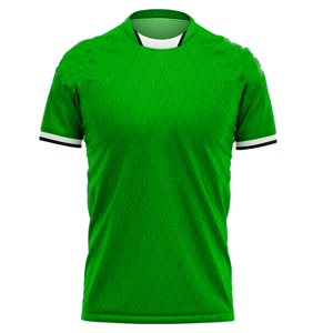 Maillot de football dégradé pour homme, manches courtes, en polyester anti-humidité, vêtement de sport toutes saisons, col rond, coupe classique - Product Image 1