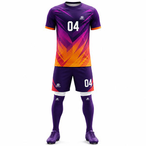 Kit de football sur mesure de haute qualité, nouveau design, kit de football personnalisé avec nom d'équipe, vêtements de sport, kit de football - Product Image 2