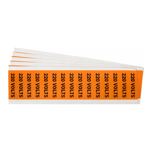 ฉลาก PVC แบบติดเอง Brady 220V สำหรับท่อร้อยสายไฟและฉลากวัดแรงดันไฟฟ้าสำหรับงานบำรุงรักษาไฟฟ้า - Product Image 3