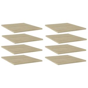 Tavole da libreria 8 pezzi 15.7 "x 19.7" x 0.6 "in legno ingegnerizzato - Product Image 1