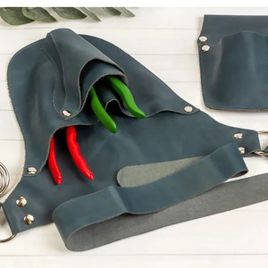 Cinturón de herramientas profesional de cuero para floristería, bolsa ajustable para la cintura, organizador de jardinería resistente, logotipo personalizado OEM a precio razonable - Product Image 3