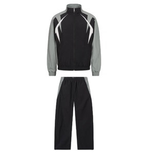 Best Selling Men's Windbreaker <b>Pink</b> <b>Tracksuit</b> Set Full Sleeve Drawstring Closure Sporty Style Regular Fit Lightweight Polyester - Product Image 4