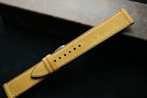 Correa de reloj de cuero genuino Bebele hecha a mano, venta al por mayor de lujo, bandas personalizadas de alta calidad, barra de liberación rápida de acero inoxidable - Product Image 3