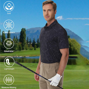 Chemises polo de sport pour hommes personnalisées, respirantes, performantes, anti-transpiration, vêtements d'équipe, OEM, exportation Pakistan - Product Image 3