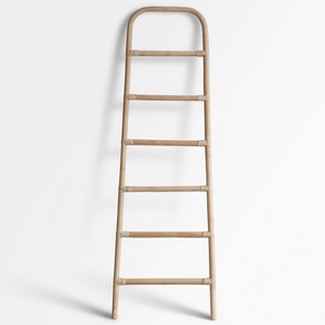 Cane ladders for <b>towels</b> blankets display best choice natural rattan <b>tea</b> <b>towel</b> <b>holder</b> ladder - Product Image 2