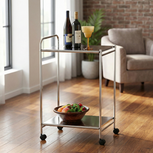 Meuble de rangement domestique de qualité supérieure KC53 Taiwan, îlot de cuisine portable, chariot roulant - Product Image 3