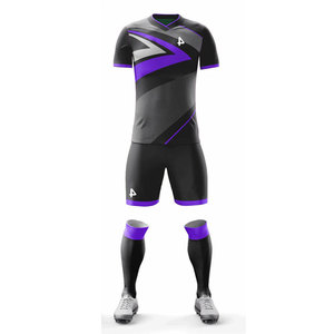 Football Uniform with Digital Print Customized Short Sleeve Matching Shorts Practice Wear Team Wear Club Uniform <b>Soccer</b> Suit - Product Image 5