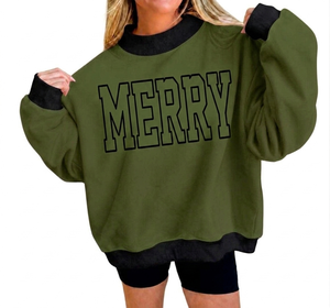 Sweat-shirt moderne pour femme à col montant, coupe ample et tissu doux, idéal pour les sorties décontractées, les voyages, la détente et le quotidien. - Product Image 1