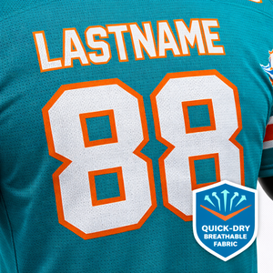 Uniforme d'équipe de football américain personnalisé pour les écoles, coupe courte, séchage rapide, respirant, tissu 100% polyester, sublimation personnalisée - Product Image 4