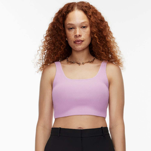 Women Knitted 100% Cotton Solid Color Halter Neck <b>Crop</b> Tank <b>Top</b> Casual Style Green Quick Dry Breathable - Product Image 6
