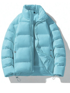 Chaqueta Blusón con Capucha y Cierre de Cremallera para Hombre, con Relleno de Plumas de Pato, Cuello Alto, Ligera y Cálida, Tallas S-6XL, Logotipo Personalizado, Venta al Por Mayor - Product Image 3