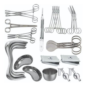 Kit dentaire sur mesure : forceps manuels, rétracteur, plateau, détartreur, ciseaux en acier inoxydable de qualité médicale, certifié CE Classe II pour clinique - Product Image 3