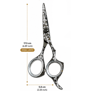 กรรไกรตัดผมมืออาชีพ สแตนเลส ใบมีดคม ด้ามยาว สำหรับคนถนัดขวา ใช้ตัดผม - Product Image 5