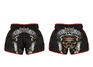 Shorts de Muay Thai personnalisés en polyester léger de haute qualité pour la lutte, le karaté, la boxe, le MMA, avec broderie personnalisée pour la salle de sport - Product Image 6