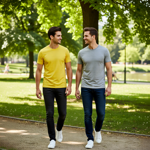 Camiseta Casual Premium para Hombre, 100% Algodón, 210 g/m², Cuello Redondo, Estampado, de Alta Calidad, Ecológica, de Secado Rápido y Transpirable, para Verano - Product Image 3