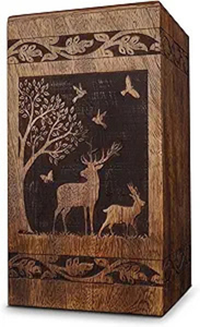 Urnas de Cremación de Madera de Diseño Único y Alta Calidad para Adultos, Urnas Funerarias de Madera, Tamaño Personalizado, Artículos Funerarios - Product Image 4