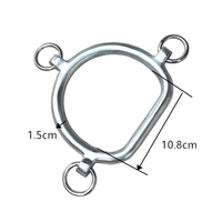 Harnais en PVC noir de 5 pouces en acier inoxydable doré pour chevaux, accessoires équestres, couleur personnalisée rouge