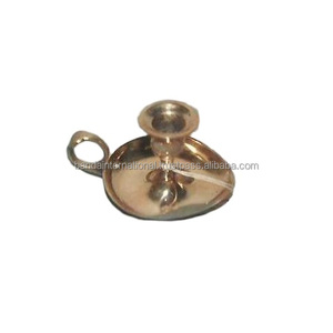 Bougie décorative de Table en laiton de haute qualité avec gravure et or fini pour la décoration intérieure pour la décoration de bureau - Product Image 5