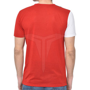 เสื้อยืดผู้ชายพิมพ์โลโก้ตามสั่งขายส่ง ผ้าฝ้าย 100% คอกลม ทรงหลวม บริการ OEM แบบกำหนดเอง เสื้อยืดสีพื้นสำหรับผู้ชาย - Product Image 4