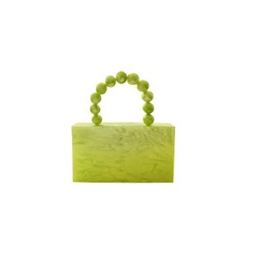 Bolso de Mano de Resina Hecho a Mano de Lujo para Damas, con Asa de Cuentas, Diseño Artístico Moderno y Antiguo, Decoración para el Hogar, Regalo - Product Image 1