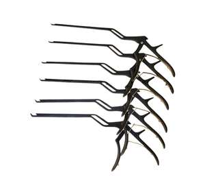 Juego de 6 piezas de rongeurs de espina dorsal Kerrison de acero inoxidable de alta calidad al por mayor, herramientas quirúrgicas ortopédicas alemanas - Product Image 1